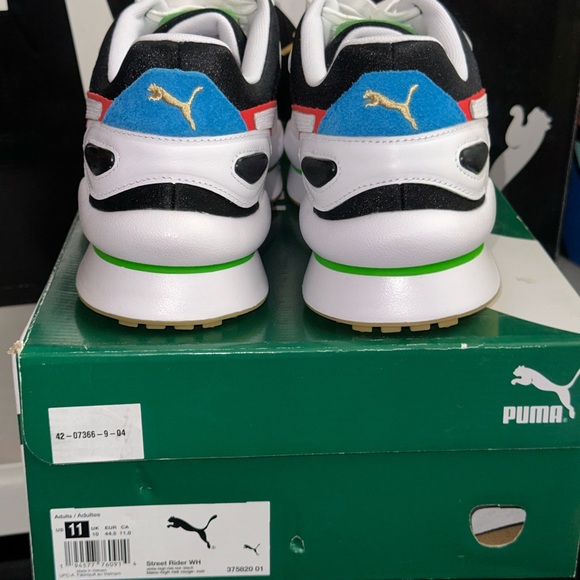 Puma “Street Rider WH” Men’s Size 11 US *New with og Box*  Style code 375820 01 - Picture 5 of 10